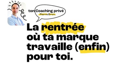 🛗 Et si ta marque bossait (vraiment) pour toi ? ou ce que j’ai simplifié pour me réinventer !