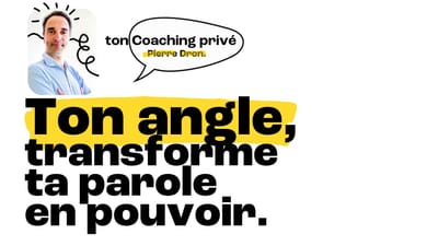 Trouve ton angle: parle clair, attire sans t’épuiser.