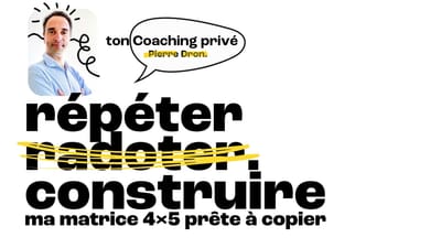 Pierre Dron, éleveur de marques, illustre sa méthode “répéter sans lasser”