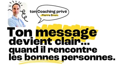Épisode 6 — Invisible → Remarquable : ne plus avancer seul. Créer un message qui résonne grâce aux bons échos, à la bonne tribu, aux bons retours.